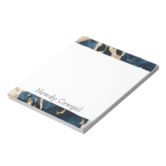 Bloc-note Vachette dorée Brown de l'Ouest (Tourné)