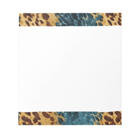 Bloc-note Vachette dorée Brown de l'Ouest (Devant)