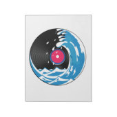 Bloc-note Vague vinyle (Tourné)
