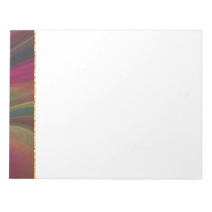 Bloc-note Vagues de sable molles colorées