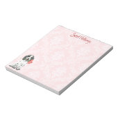 Bloc-note Valentine Rose Anglais Cocker Spaniel Notepad (Tourné)
