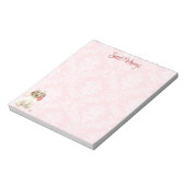 Bloc-note Valentine Rose Anglais Setter (Tourné)