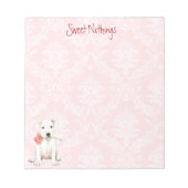 Bloc-note Valentine Rose Dogo (Devant)