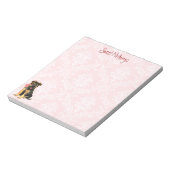 Bloc-note Valentine Rose GSD (Tourné)