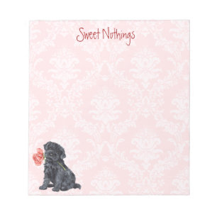 Bloc-note Valentine Rose Kerry Blue Terrier