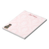 Bloc-note Valentine Rose Rottweiler (Tourné)
