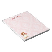 Bloc-note Valentine Rose Welshie (Incliné)