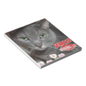 Bloc-note Valentine Russian Blue Cat (Incliné)