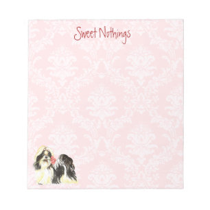 Bloc-note Valentine Shih rose Tzu