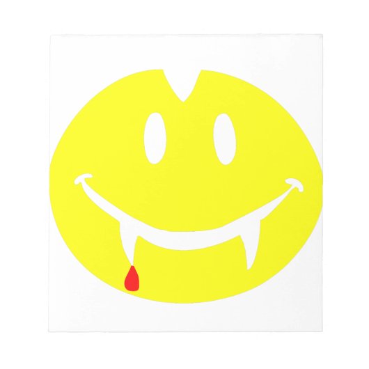 Bloc-note vampire emoji dracula (Devant)