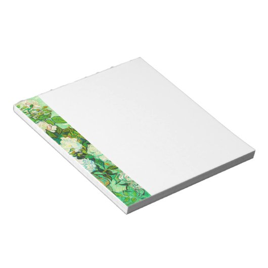 Bloc-note Van Gogh White Roses (Incliné)