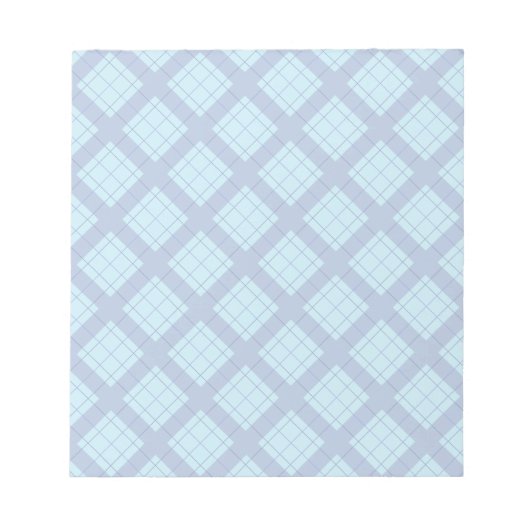 Bloc-note Variation bleue Plaid (Devant)