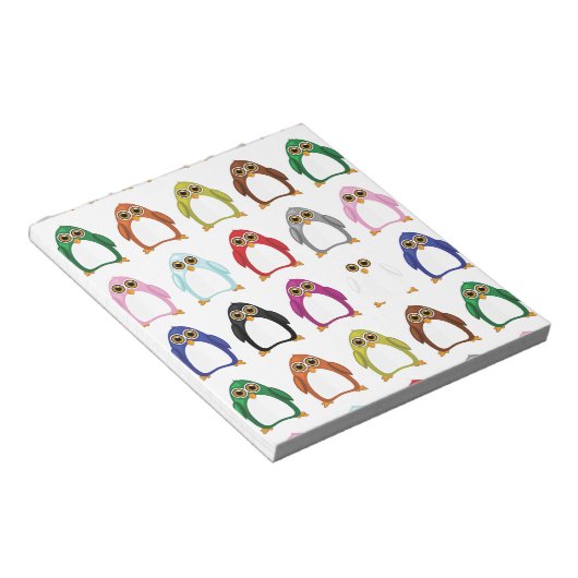 Bloc-note Variété de pingouin (Incliné)