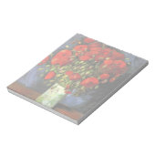 Bloc-note Vase avec des pavots rouges par Vincent van Gogh (Tourné)