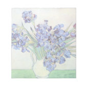 Bloc-note Vase Still Life avec Irises par Vincent van Gogh (Devant)