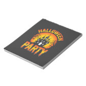 Bloc-note Vecteur de fête de maison hantée Halloween (Tourné)