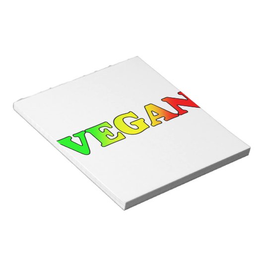 Bloc-note Vegan Rasta (Incliné)