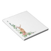 Bloc-note Végétal Feuillage de Noël Cerf (Incliné)