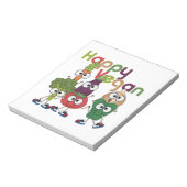 Bloc-note Végétalien heureux (Tourné)