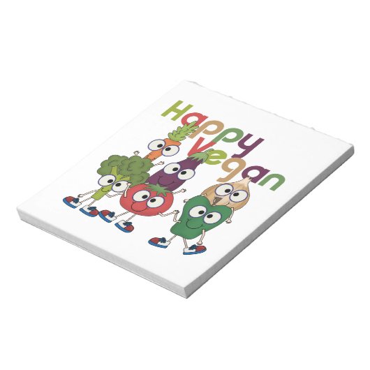 Bloc-note Végétalien heureux (Tourné)