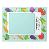 Bloc-note Veggie Garden Kitchen Recipe Shopping List (Devant)