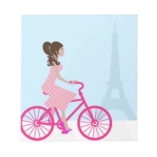 Bloc-note Vélo à Paris (Devant)