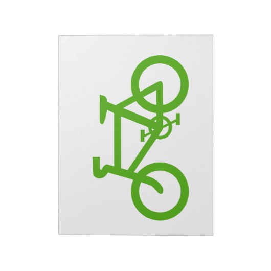 Bloc-note Vélo écologique (Tourné)