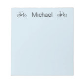 Bloc-note Vélo personnalisé (Devant)