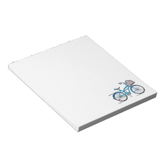 Bloc-note Vélo Polka Dot Aquarelle (Incliné)