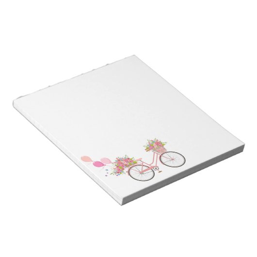 Bloc-note Vélo Whimsical Rose (Incliné)