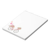 Bloc-note Vélo Whimsical Rose (Tourné)