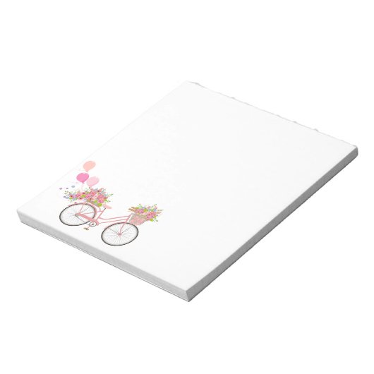 Bloc-note Vélo Whimsical Rose (Tourné)