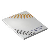 Bloc-note Ventilateur de baseball_couleur_couleur_lacets_og_ (Incliné)