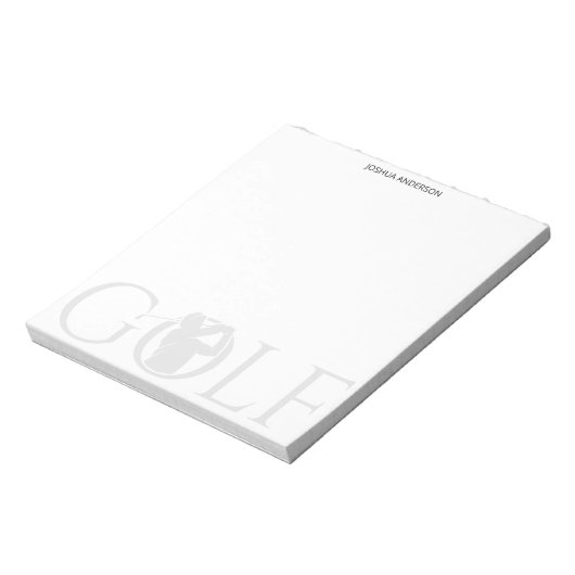 Bloc-note Ventilateur de golf simple (Tourné)