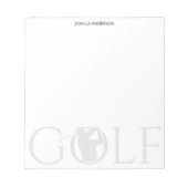 Bloc-note Ventilateur de golf simple (Devant)