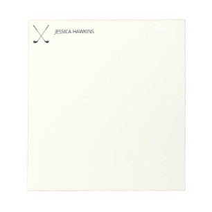 Bloc-note Ventilateur de golf simple papeterie personnelle C