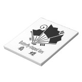 Bloc-note Ventilateurs en forme de papillon (Tourné)