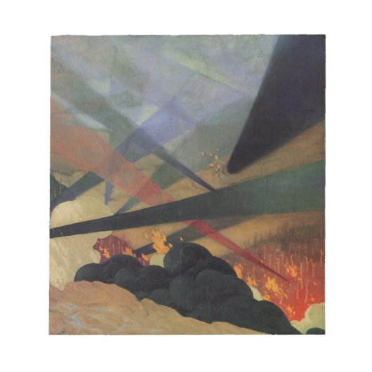 Bloc-note Verdun (World War One Battle Scene) (par Vallotton (Devant)