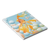 Bloc-note Vermillion Oiseaux Dans L'Eau Bubble Pastel (Incliné)