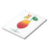 BLOC-NOTE VERRE DE COCKTAIL (Tourné)