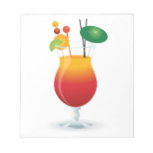 BLOC-NOTE VERRE DE COCKTAIL (Devant)