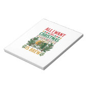 Bloc-note Verres à bière de Noël Brew All Want Pine Hops (Tourné)