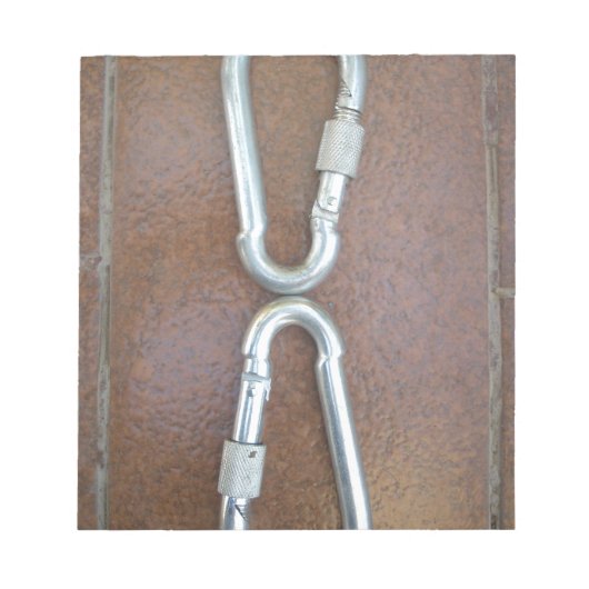 Bloc-note Verrouillage : Conception de serrure de carabiner (Devant)