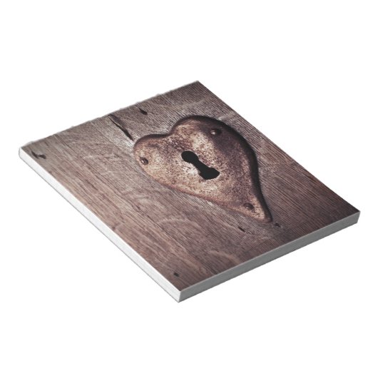 Bloc-note Verrouiller coeur (Incliné)