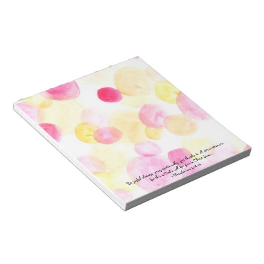 Bloc-note Verset aquarelle (Incliné)