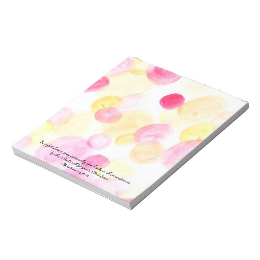 Bloc-note Verset aquarelle (Tourné)