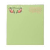 Bloc-note Verset de guérison (Devant)