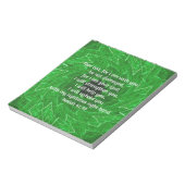 Bloc-note Versets de la Bible Citation Inspirationnelle Isaï (Tourné)