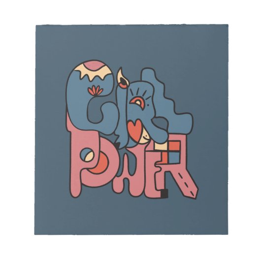 Bloc-note Version Fille Power Dark (Devant)