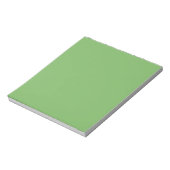 Bloc-note Vert bourgeon (couleur solide) (Tourné)